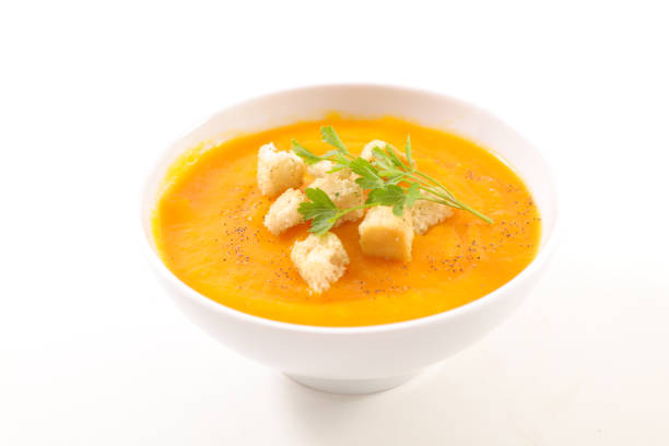 istock bowl of pumpkin soup 1045702498