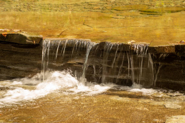 istock Waterfall on small creek in late summer 1045712792