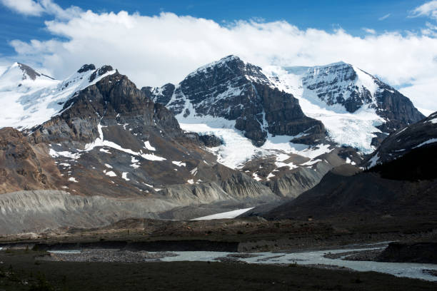 istock Glacier and Mountain Peaks at Columbia Icefield 1045717254