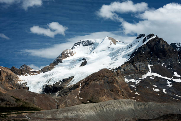 istock Glacier and Mountain Peaks at Columbia Icefield 1045717272