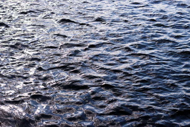 istock Blue sea water close-up, texture, background 1045728140