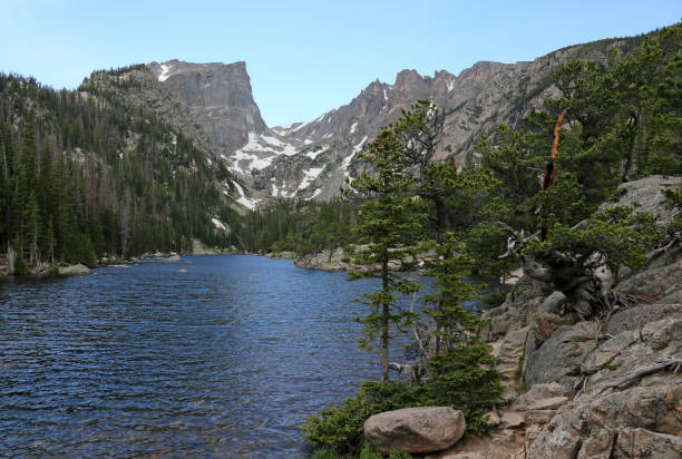 istock Hallett Peak and Dream Lake 1045742256