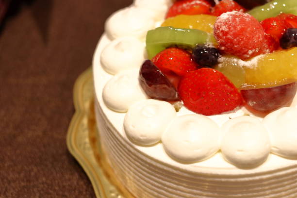 istock whole cake with fruits 1045798592