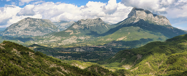 Penya Montanyesa en el Pirineo Aragonés, España. photo