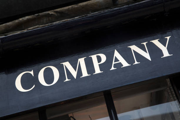 istock Company Sign on Building 1045815716