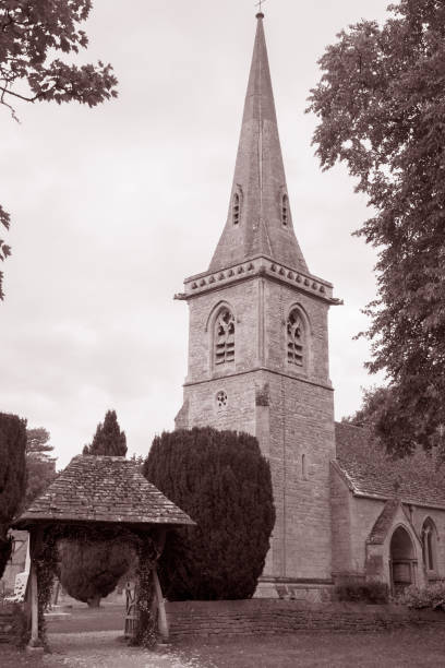 istock St Marys Church; Lower Slaughter; Cotswolds; England; UK 1045817904