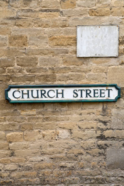istock Church Street Road Sign 1045818650