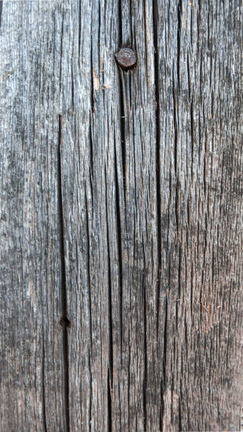 istock Old wood desk plank to use as background or texture 1045838094