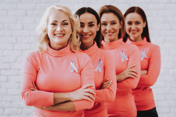 istock Smile Gwith With Beautiful Women. Life with Sick. 1045842212