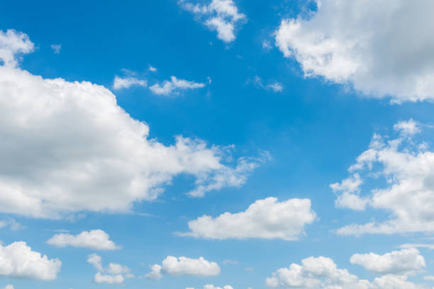 istock Beautiful cirrus clouds against the blue sky 1045845156
