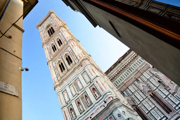 Giotto's Campanile in Florence (Firenze), Tuscany, Italy