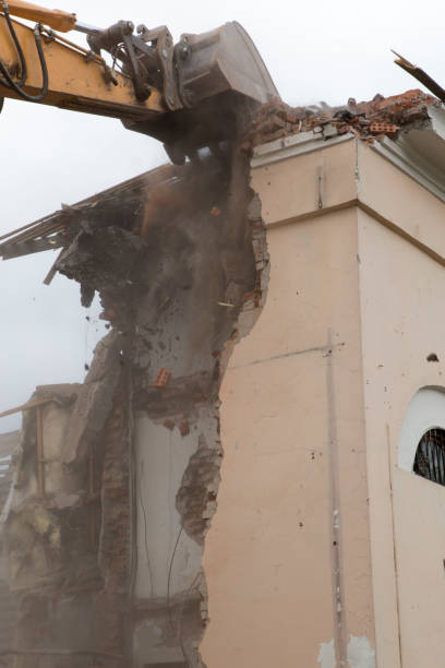 istock Demolition of the old building 1045853050