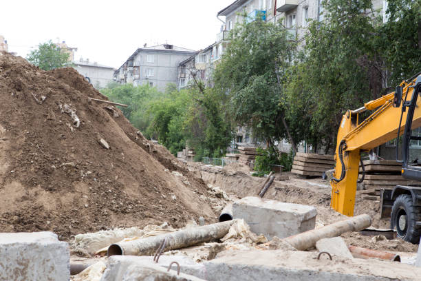 istock Repair of pipelines and sewerage 1045853582