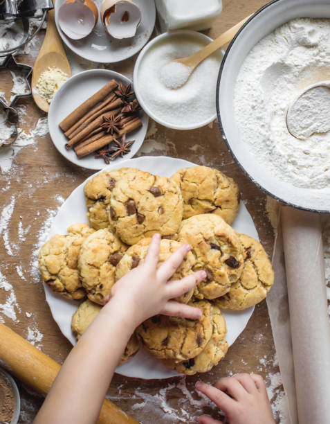 istock Cookies, cakes, cook their own hands. Selective focus. 1045876852