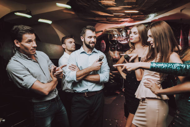 istock Cheerful. Singing Songs. Have Fun. Best Singer. 1045878428