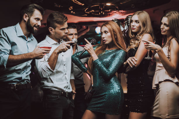 istock Karaoke Club. Celebration. Young People. Smile. 1045879198
