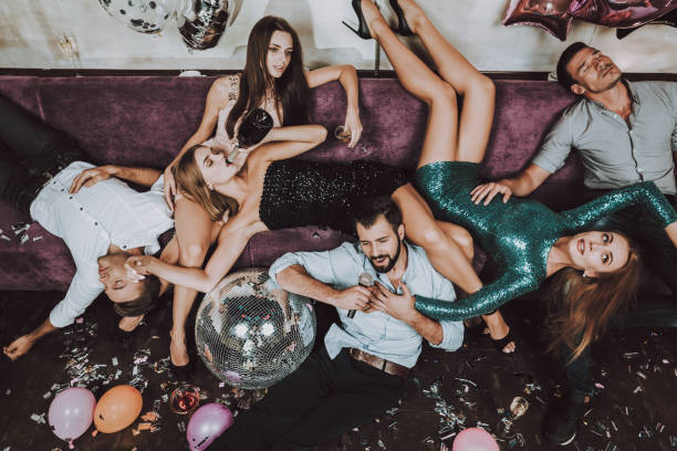 istock After Party. Rest. Balloon. Confetti. Celebration. 1045879596