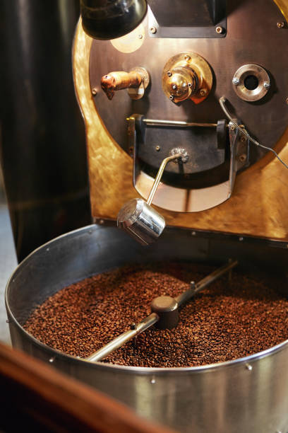 istock Roasting Coffee Beans In Coffee Shop 1045880242