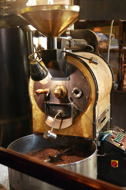 istock Roasting Coffee Beans In Coffee Shop 1045880434