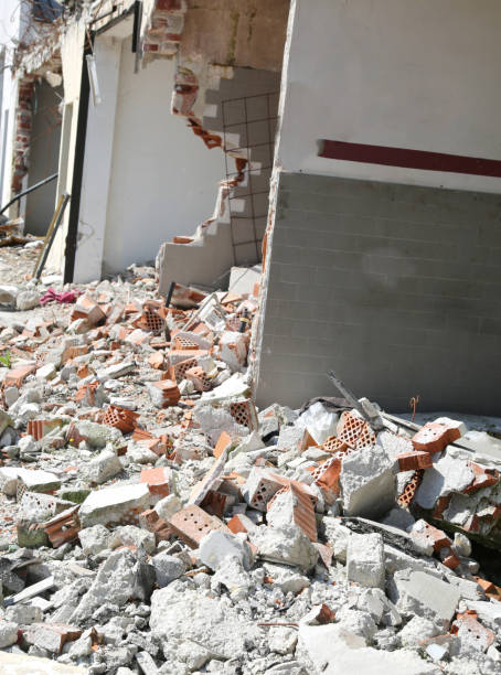 istock rubbles of destroyed house 1045880554