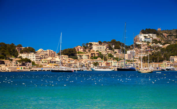 istock in the harbour of Port de Soller 1045913210