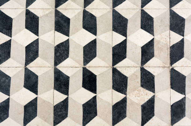 istock Unique tile design, Islam patterns, Escher like repetition tiled floor 1045917068