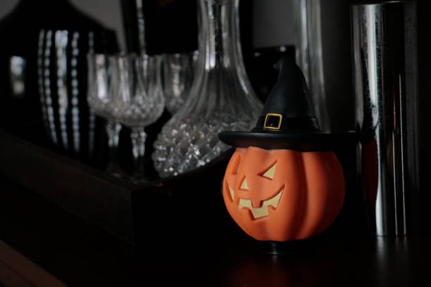 istock halloween pumpkin in a side view 1045925492
