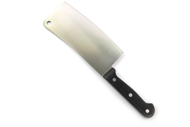 istock stainless steel Knife for chopping isolated 1045926292