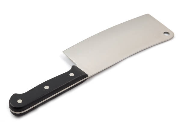 istock stainless steel Knife for chopping isolated 1045926396