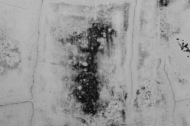 istock Wall fragment with scratches and cracks. It can be used as a background 1045926818