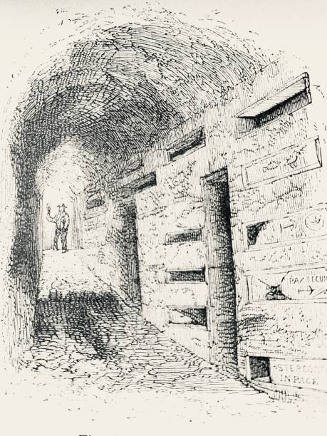 Catacomb Graphics 60+ Catacombs Rome Stock Illustrations, Royalty-Free Vector Graphics ...