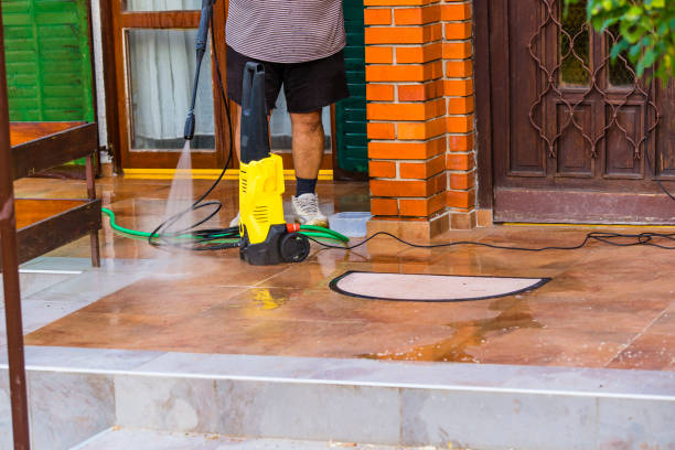istock Man Cleaning House with Water Spray 1045941296