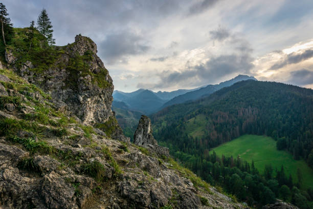 istock Amazing mountain landscape. View from Nosal. Tatra Mountains. 1045941912