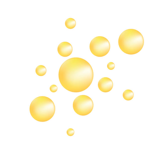 ilustraciones, imágenes clip art, dibujos animados e iconos de stock de burbuja de aceite realista. eps10 - sphere glass bubble three dimensional shape