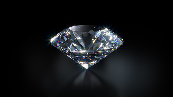 3D diamond object