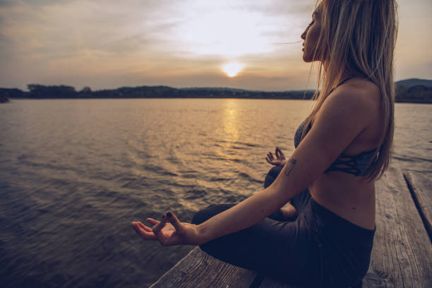 istock Meditation by the lake 1045953686