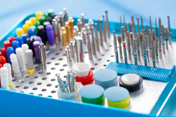 sterilní endodontické soubory - gangréna - stock snímky, obrázky a fotky