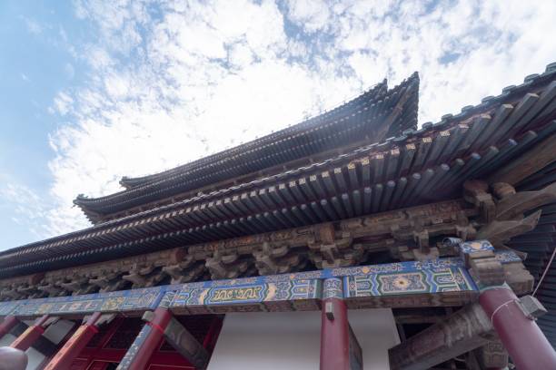 torre do sino de xi'an,, china - xian tower drum china - fotografias e filmes do acervo