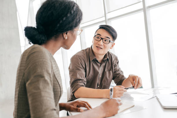 istock Discussing new marketing strategy 1045983042