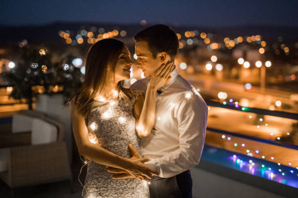 istock Bride and Groom enjoying in their love 1045990148