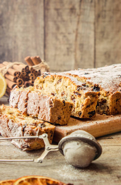 istock Christmas cake. Selective focus. Food and drink. 1045990854