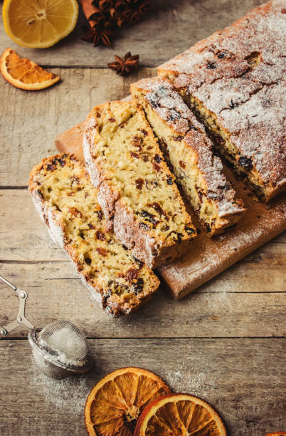 istock Christmas cake. Selective focus. Food and drink. 1045990874