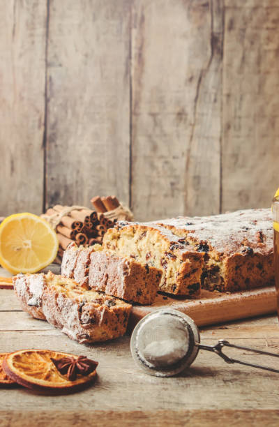 istock Christmas cake. Selective focus. Food and drink. 1045990994