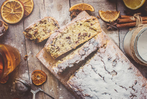 istock Christmas cake. Selective focus. Food and drink. 1045991034