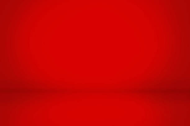 istock red gradient abstract wall and studio room background, can be presented your product 1045991064