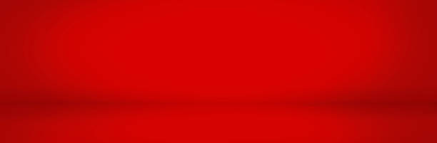 istock Horizontal red gradient abstract wall and studio room background, can be presented your product 1045991352