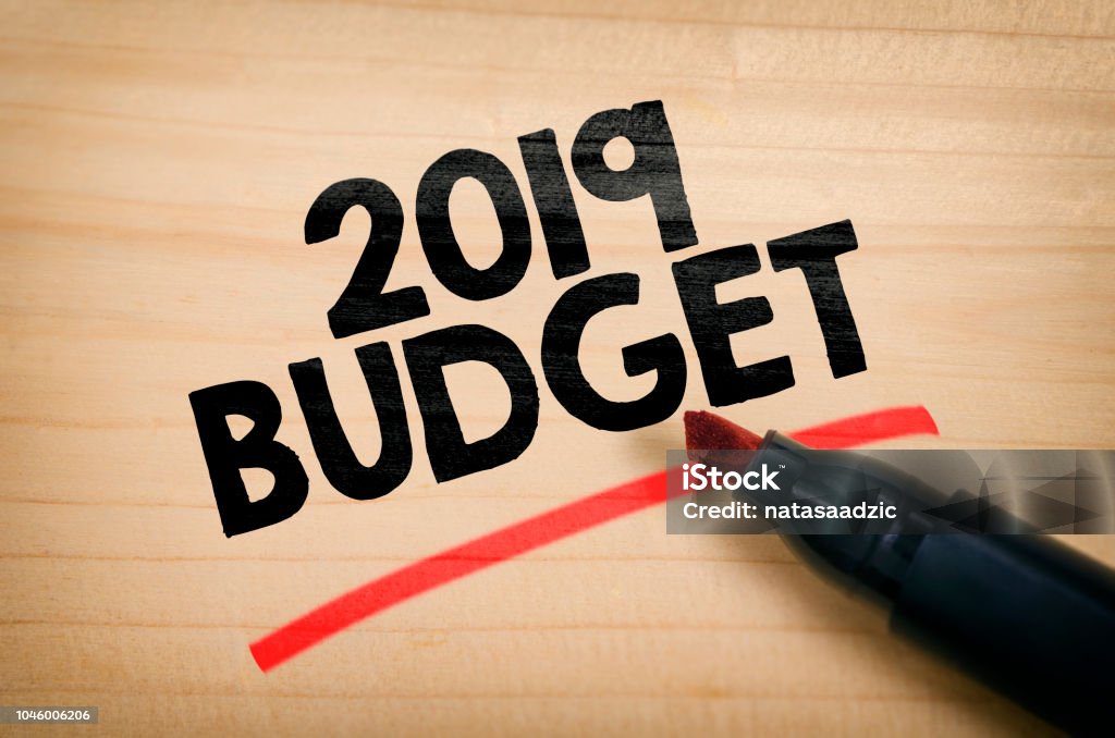 Budget Business concept 2019 budget for new business. Budget Stock Photo