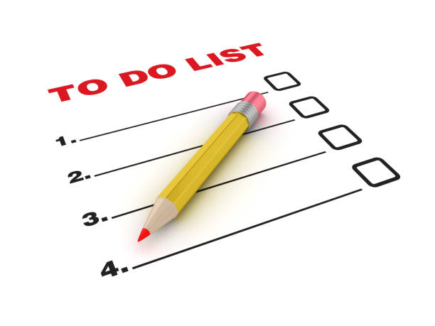 istock To Do List with Pencil - 3D Rendering 1046071204