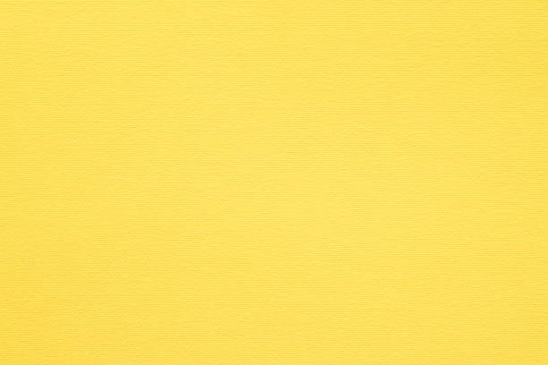 fibras de fondo de textura de papel amarillo grano vacío - cartoncillo fotografías e imágenes de stock