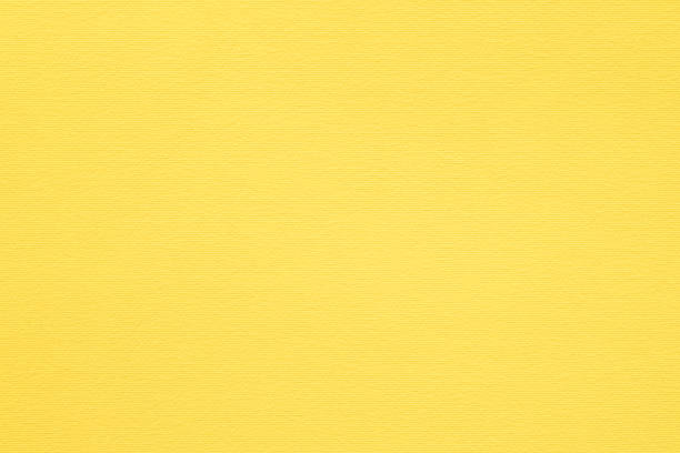 Yellow Paper Texture Background Fibers Grain Empty Stock Photo - Download  Image Now - Yellow, Paper, Textured - iStock